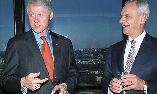Con l’ex Presidente degli Stati Uniti, Bill Clinton