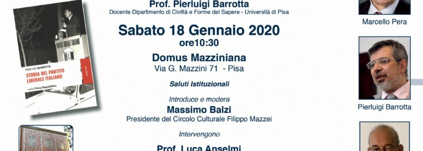 Presentazione del volume “Storia del Partito liberale italiano”