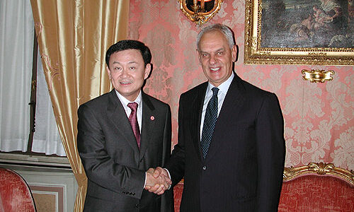 Incontro con il Premier thailandese