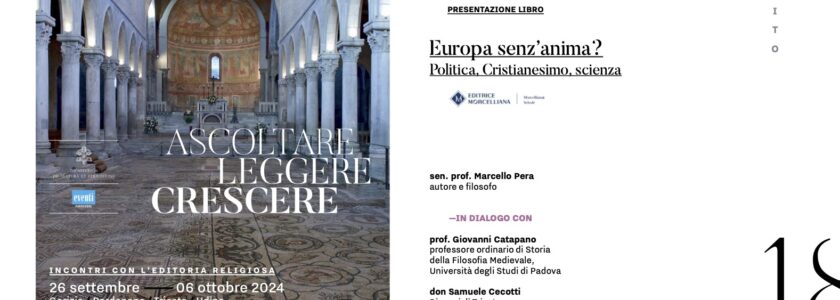 Pordenone 27 settembre 2024 – Ascoltare, leggere, crescere: incontri con l’editoria religiosa