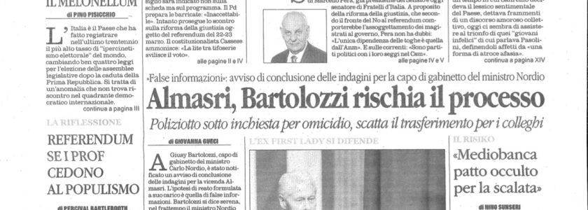 Intervista su “L’Altravoce quotidiano nazionale”