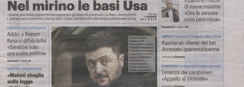 Intervista a “La Nazione – Quotidiano Nazionale”